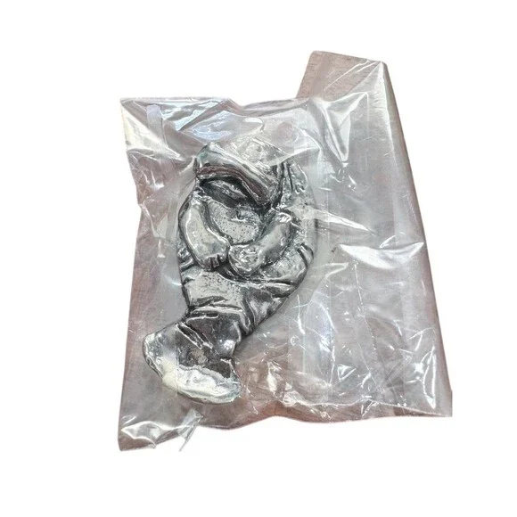 Panther Pieces .999 Fine Silver Manatee Pendant Collar Necklace Sea Life - Picture 6 of 6